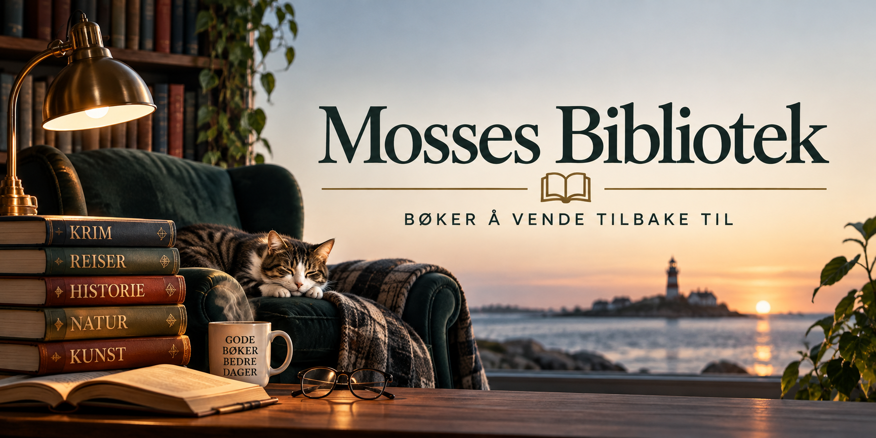 Mosses Bibliotek – et hjem for bøkene dine